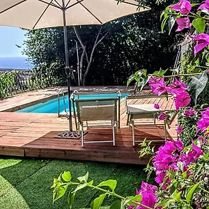 Flat With Panoramic Terrace And Private Pool Mt5x3 , Taormine Italie